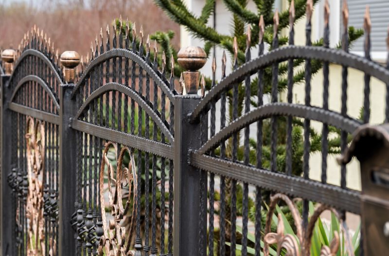 Custom Iron Fence Installation
