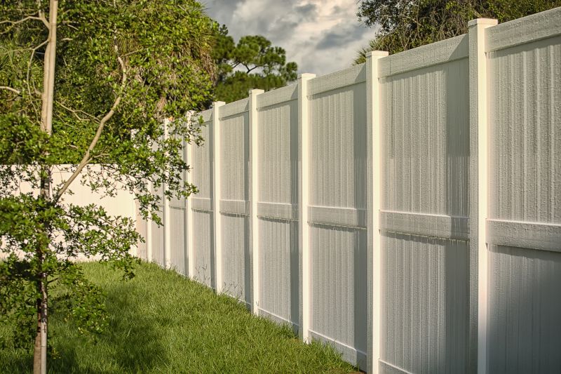 Vinyl Security Fence