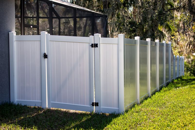 Vinyl Security Fence
